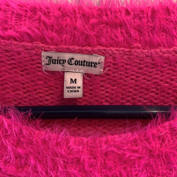 Juicy Couture Fuzzy Sweater - Picture 3 of 6